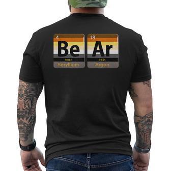 Orso Tavola Periodica Orso Gay Lgbt Orgoglio Arcobaleno Per Orso Gay T-shirt da uomo con stampa posteriore - Novitaregali