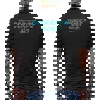 Overrated That Men's T-shirt Back Print | Mazezy