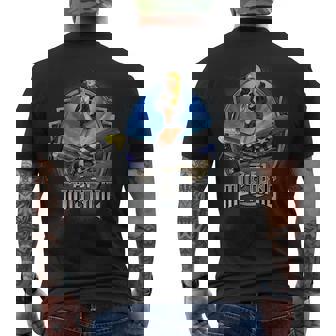 P-51 ムスタング 北米航空ビンテージファイター メンズTシャツ バックプリント - Kawaiitshirt