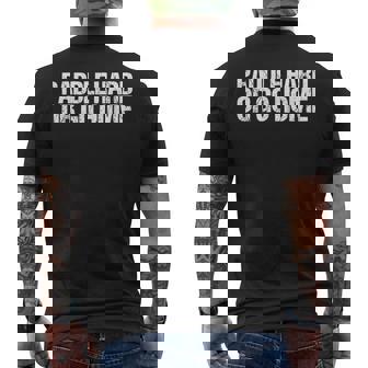 Paddle Hard Or Go Home Paddle Tennis Player メンズTシャツ バックプリント - Kawaiitshirt