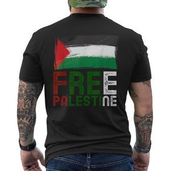 Palestina Libre Bandera Árabe Libre Gaza Palestina Camiseta Hombre Estampado Espalda - Regaloses