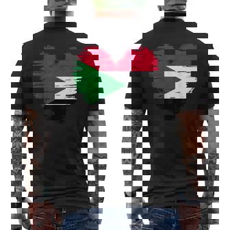 Palestina Traje De Corazón Con Bandera De Palestina Camiseta Hombre Estampado Espalda - Regaloses