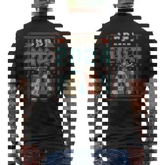 Papa 2024 初めてのパパ 父の日 新しい父親の父性 メンズTシャツ バックプリント - Kawaiitshirt