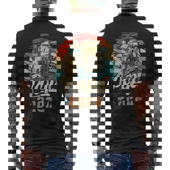 Papa 2024 年のパパ 初めての父の日 若いパパ 新しいパパ メンズTシャツ バックプリント - Kawaiitshirt