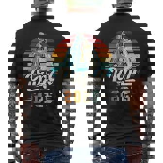 Papa 2025 年、新しいパパ、赤ちゃん発表 メンズTシャツ バックプリント - Kawaiitshirt