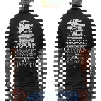 Papa Conducteur De Bus Fête Des Pères Chauffeur Autobus T-shirt imprimé au dos - Cadeauxyz