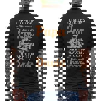 Papa Drôle Meilleurs Papas'appellent David Fête Des Pères T-shirt imprimé au dos - Cadeauxyz