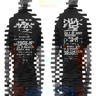 Papa Father's Day Father's Day Dad S T-Shirt mit Rückendruck - Seseable