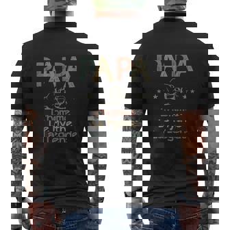 Papa L'home Le Mythe La Legende T-shirt imprimé au dos - Cadeauxyz