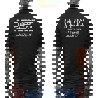 Pappy Like A Regular Grandpa Only Much Cooler Pappy Men's T-shirt Back Print - Thegiftio UK