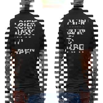 Parodie Humoristique Accident Waiting To Happen T-shirt imprimé au dos - Cadeauxyz
