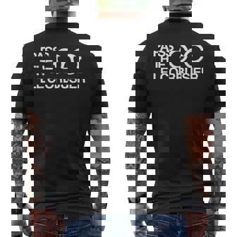 Pass The Le Corbusier Architect ホワイト メンズTシャツ バックプリント - Kawaiitshirt