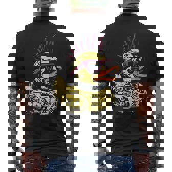 Pato Punk Rocker Punk Camiseta Hombre Estampado Espalda - Regaloses