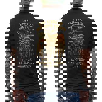 Patriotic Usa Army Us Military Parade 250Th Anniversary 2025 Men's T-shirt Back Print - Monsterry