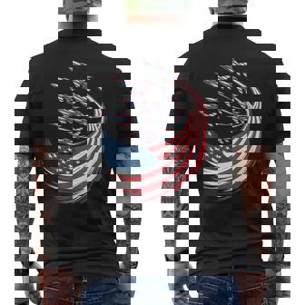 Patriotic Usa Flag Fighter Jets Boys 4Th Of July Men's T-shirt Back Print | Mazezy