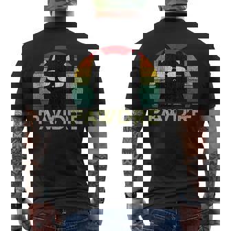 Pawdre Cat Dad Cat Lover Best Cat Dad Ever Men's T-shirt Back Print - Thegiftio UK
