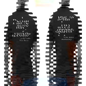 Pearls Are Always Appropriate Jackie Kennedy Men's T-shirt Back Print | Mazezy