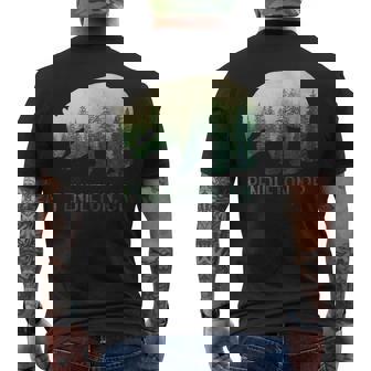 Pendleton Beartate Of Oregon Pacific Nw 野生動物 メンズTシャツ バックプリント - Kawaiitshirt