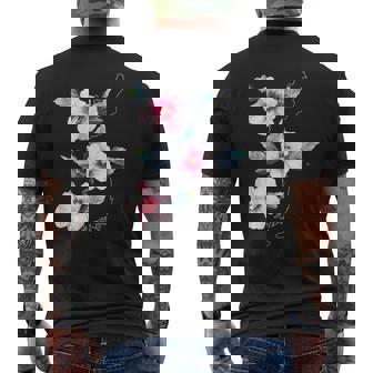 Péninsule Coréenne Avec Fleur Nationale T-shirt imprimé au dos - Cadeauxyz