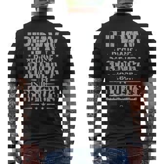 Pepaw Because Grandpa Is For Old Guys Father's Day Pepaw Men's T-shirt Back Print - Monsterry