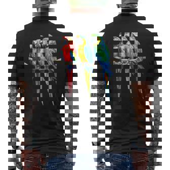 Perroquet Coloré Aux Couleursives Pour Perroquets Tropicaux Et Aras T-shirt imprimé au dos - Cadeauxyz