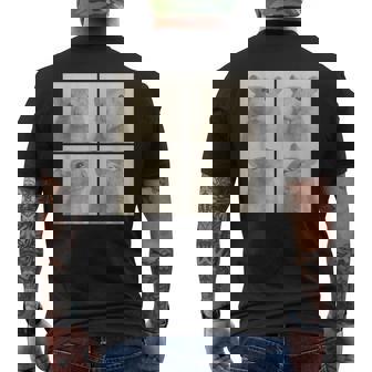 Photobooth おもしろ動物ネズミヴィンテージ自撮り写真撮影 メンズTシャツ バックプリント - Kawaiitshirt