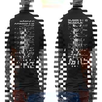 Physique Quantique Du Chat Mort Etivant Dechrodinger T-shirt imprimé au dos - Cadeauxyz