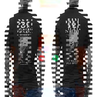 Pibble Is Calling Meme For Meme Fans Dog Lovers Men's T-shirt Back Print - Seseable