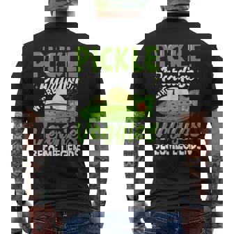 Pickle Paradiese Wherveggie For Pickle Paradiese ピクルスギフトとキュウリ用 メンズTシャツ バックプリント - Kawaiitshirt