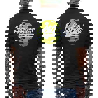 Pickleball Swoosh Hollister Ca Men's T-shirt Back Print - Thegiftio