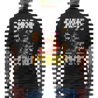 Pimp Aux Crevettes Amoureux Des Crevettes T-shirt imprimé au dos - Cadeauxyz