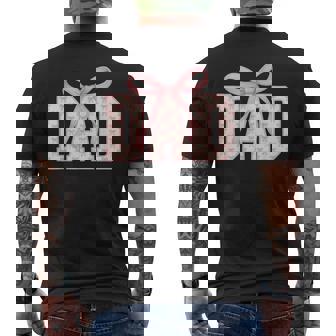 Pink Bow Dad Dad Life Best Dad Ever Father's Day Men's T-shirt Back Print | Seseable CA