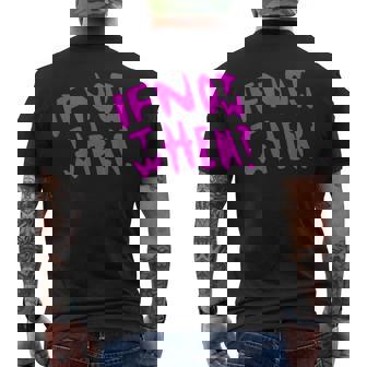 Pink If Not Now Then When Hustle ピンクカラーグラフィック メンズTシャツ バックプリント - Kawaiitshirt