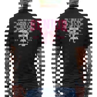 Pink Senior Class Of 2026 Senior 2026 Grad For Senior Men's T-shirt Back Print - Monsterry