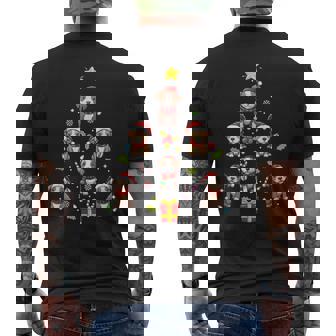 Pitbull Décoration En Forme De Chien Motifapin De Noël T-shirt imprimé au dos - Cadeauxyz