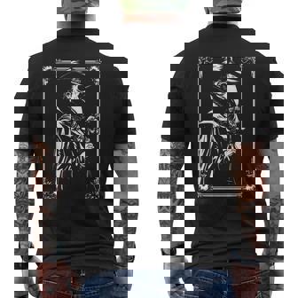 Plague Doctor Occult Gothic Steampunk Goth Men's T-shirt Back Print - Thegiftio