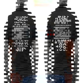 Please Be Patient With Me I'm From The 1900S Vintage Men's T-shirt Back Print - Monsterry