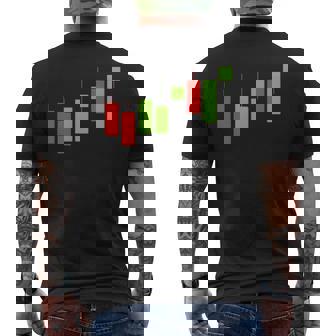 Pocket Cryptotocks グラフ トレーダー 投資家 メンズ レディース メンズTシャツ バックプリント - Kawaiitshirt