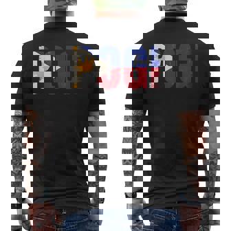 Pogi フィリピンのスラングとフィリピン国旗。 メンズTシャツ バックプリント - Kawaiitshirt