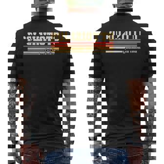 Poliziotto Qualità Italiana Polizia T-shirt da uomo con stampa posteriore - Novitaregali