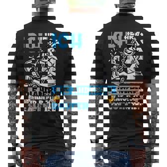 Poltern Groom Jga Tag Night T-Shirt mit Rückendruck - Seseable