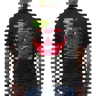 Pomme Funky Avec Lunettes Deoleil Pour Une Jolie Déclaration T-shirt imprimé au dos - Cadeauxyz