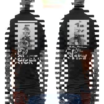 Portrait Of Composer Franzchubert T-shirt imprimé au dos - Cadeauxyz