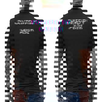 Powered By Gabber Music Festival Outfit 長袖tシャツ メンズTシャツ バックプリント - Kawaiitshirt