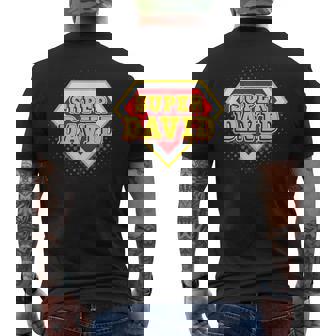 Prénom David Personnaliséuper David T-shirt imprimé au dos - Cadeauxyz