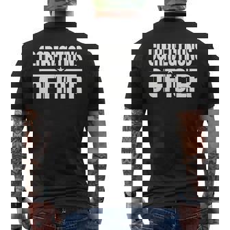 Prison Guard Uniform T-shirt imprimé au dos - Cadeauxyz