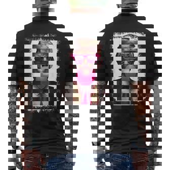 Pro Trump Bubble Gum Pink Glasses Donald Trump メンズTシャツ バックプリント - Kawaiitshirt