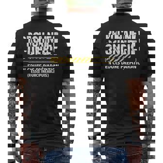 Prochaine Connerie En Cours Humoristique T-shirt imprimé au dos - Cadeauxyz