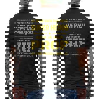 Profuper Héros Cadeau Original Humour Professeur T-shirt imprimé au dos - Cadeauxyz