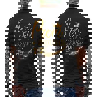 Prom Squad Graduation Class Of 2025 Party Matching Group Men's T-shirt Back Print | Mazezy